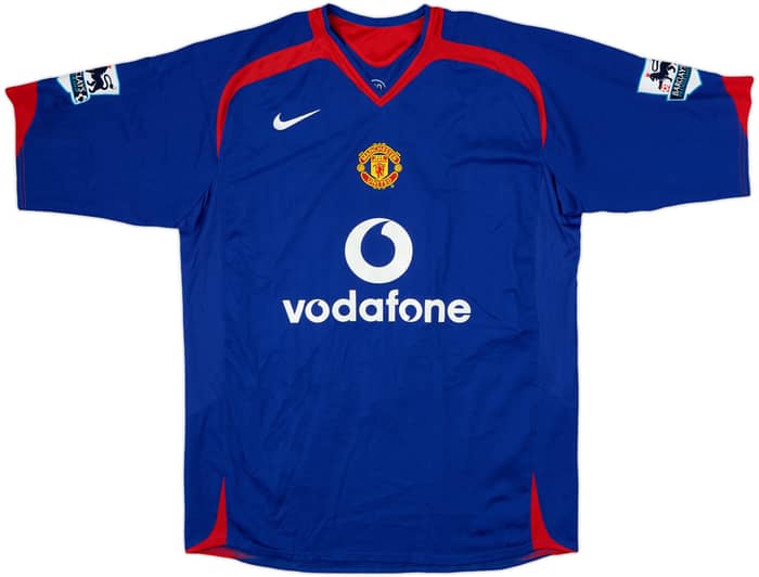 Camiseta de visitante del Manchester United 2005-06 Smith #14 - 8/10 - (L)