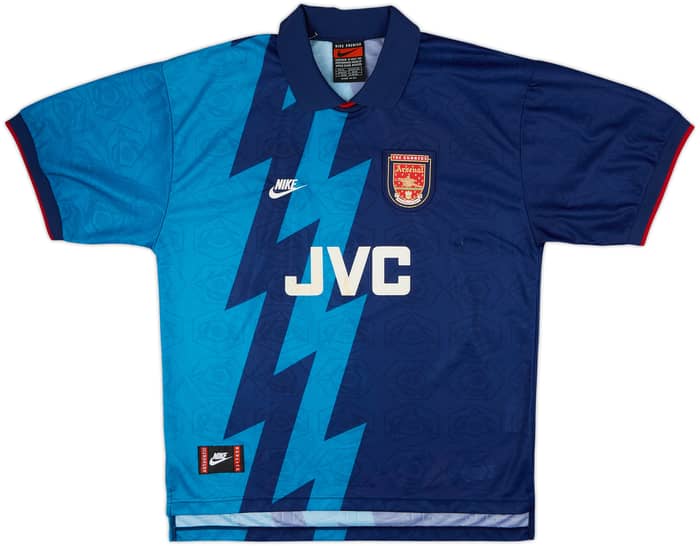 1995-96 Arsenal Away Shirt Wright #8 - 7/10 - (XL)