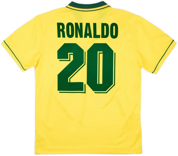 1994 Brazil Home Shirt Ronaldo #20 - 8/10 - (L)
