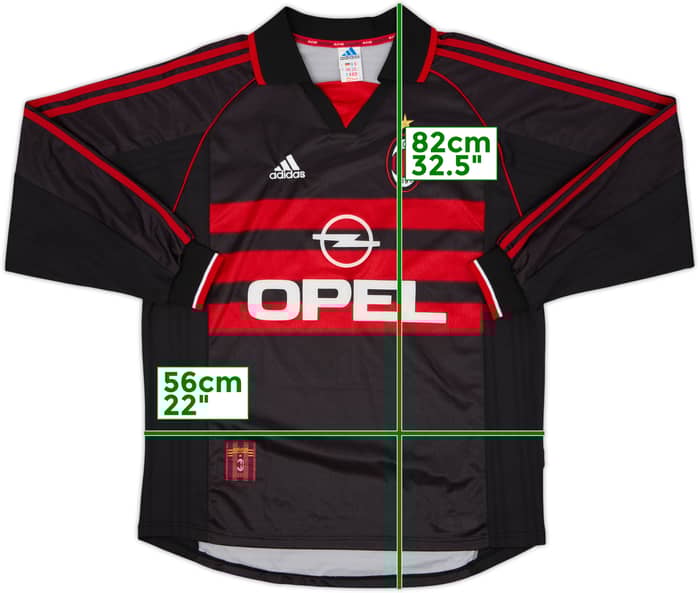 1998-99 AC Milan Third L/S Shirt - 8/10 - (L)