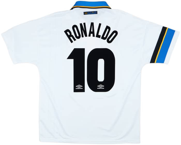 Camiseta de visitante del Inter Milan 1997-98 Ronaldo #10 - 10/10 - (L)