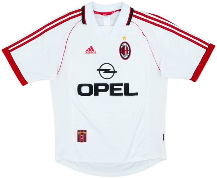 1998-99 AC Milan Away Shirt Weah #9 - 7/10 - (M)