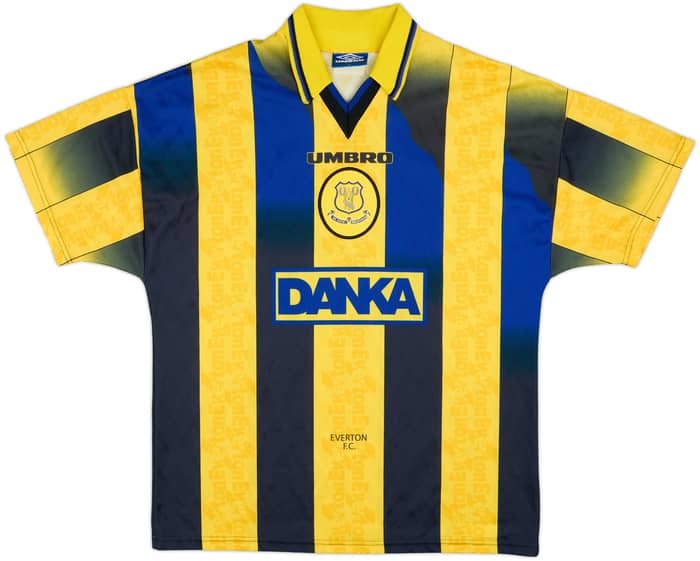 1996-98 Everton Away Shirt Ferguson #9 - 9/10 - (L)