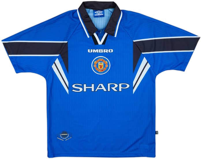 1996-98 Manchester United Third Shirt Cantona #7 - 9/10 - (M)