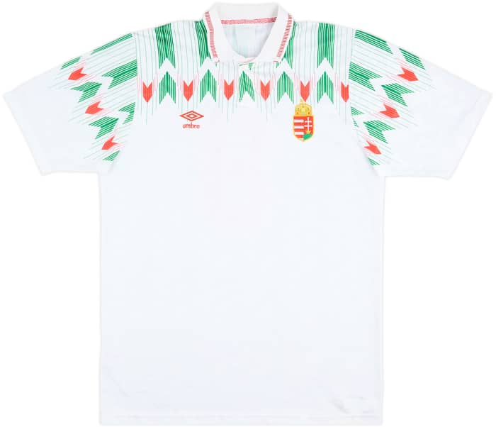 1990-93 Hungary Match Issue Away Shirt #8