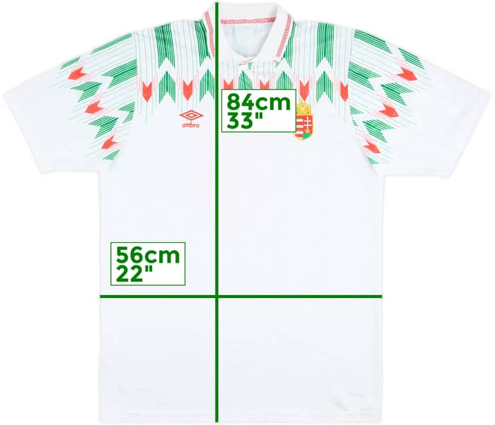 1990-93 Hungary Match Issue Away Shirt #8