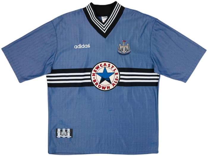 1996-97 Newcastle Away Shirt Shearer #9 - 8/10 - (XL)