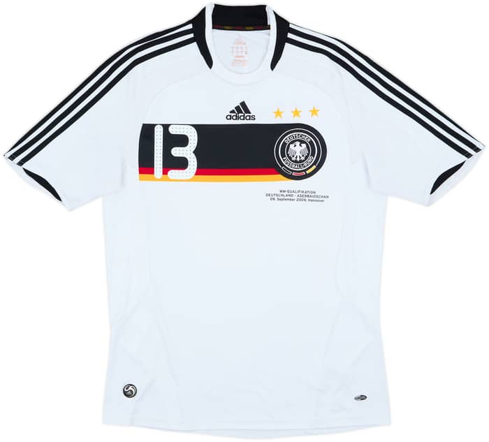 2008-09 Germany Home Shirt Ballack #13 - 7/10 - (M)