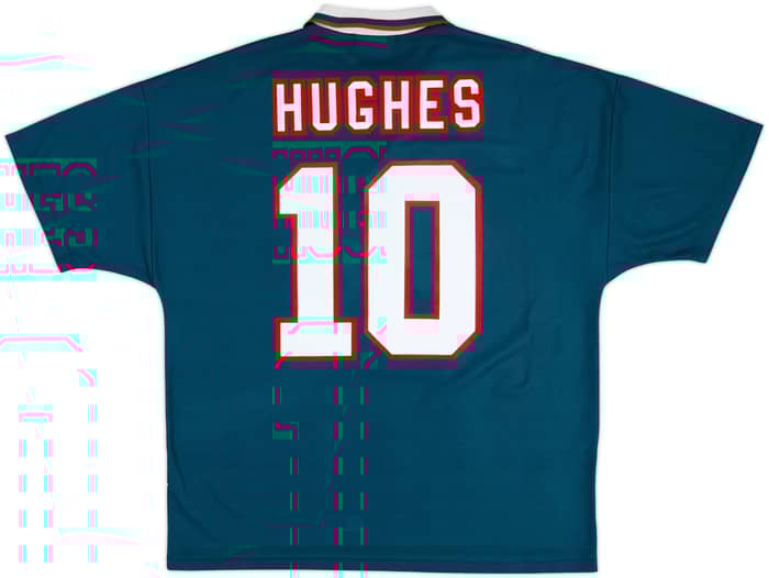 1995-96 Wales Away Shirt Hughes #10 - 8/10 - (L)