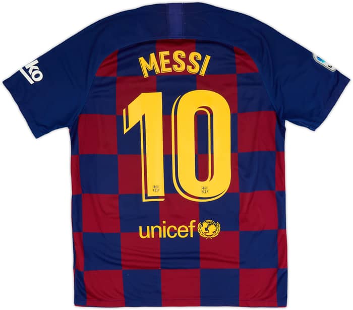 2019-20 Barcelona Home Shirt Messi #10 - 6/10 - (L)