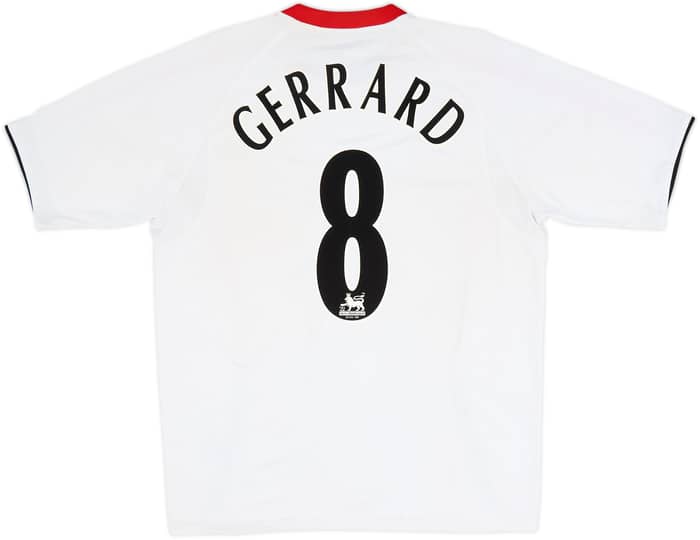 2005-06 Liverpool Away Shirt Gerrard #8 - 5/10 - (L)