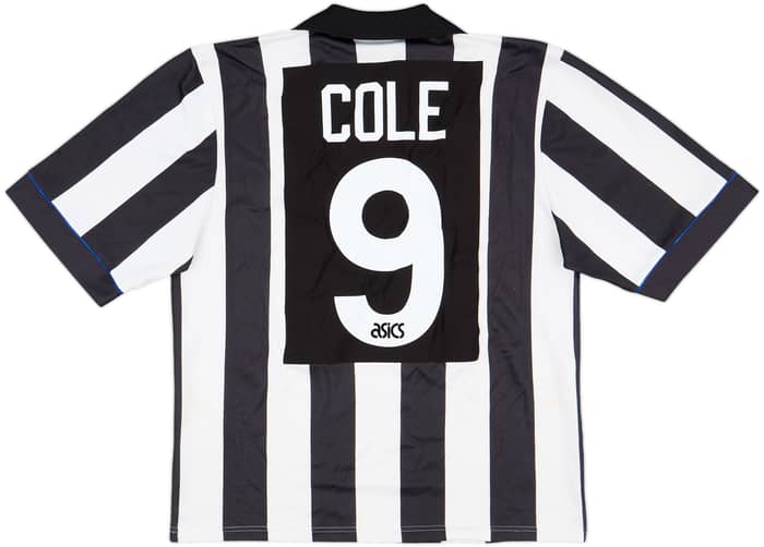 1993-95 Newcastle Home Shirt Cole #9 - 6/10 - (L)