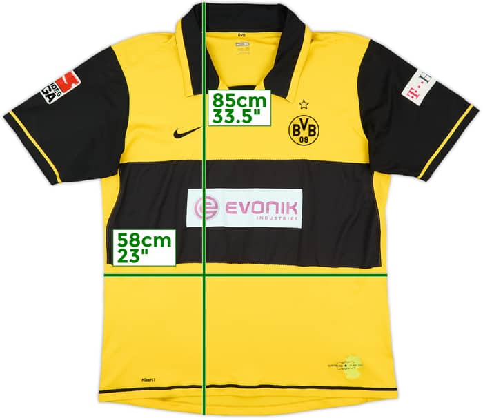 2007-08 Borussia Dortmund Home Shirt Frei #13 - 7/10 - (XL)