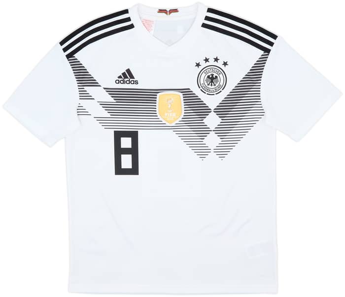 2018-19 Germany Home Shirt Kroos #8 - 9/10 - (XL.Boys)