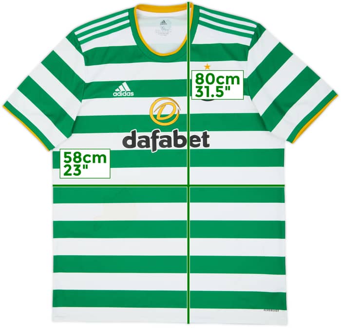 2020-21 Celtic Home Shirt - 5/10 - (XL)