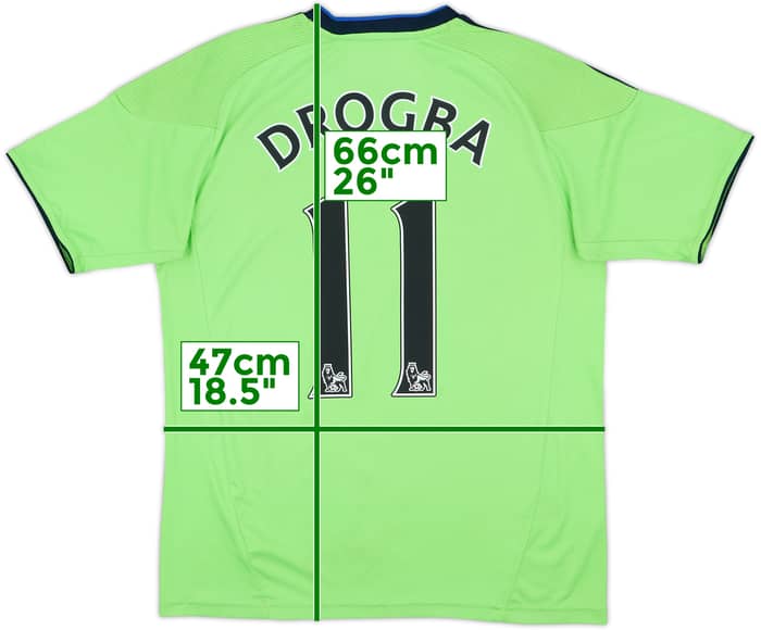 2010-11 Chelsea Third Shirt Drogba #11 - 6/10 - (L.Boys)
