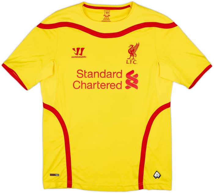 2014-15 Liverpool Away Shirt Gerrard #8 - 6/10 - (XL.Boys)