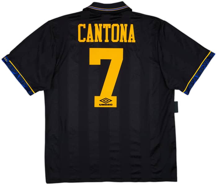 1993-95 Manchester United Away Shirt Cantona #7 - 8/10 - (L)