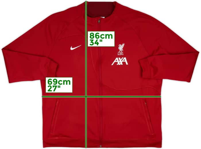 2022-23 Liverpool Nike Track Jacket - 8/10 - (3XL)