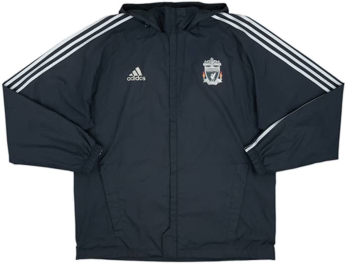 2011-12 Liverpool adidas Hooded Rain Jacket - 8/10 - (L/XL)