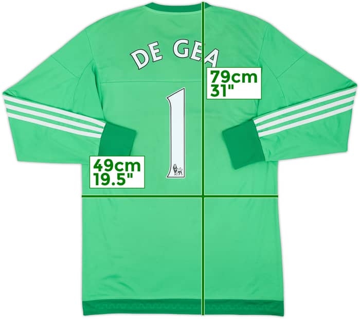 2015-16 Manchester United GK Shirt De Gea #1 - 7/10 - (M)
