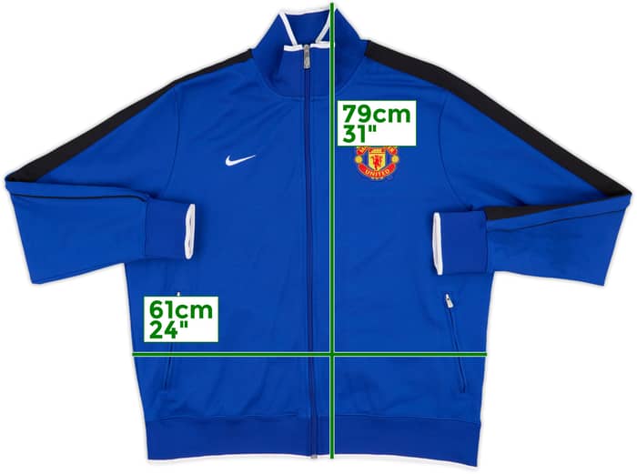 2011-12 Manchester United Nike Track Jacket - 9/10 - (XXL)