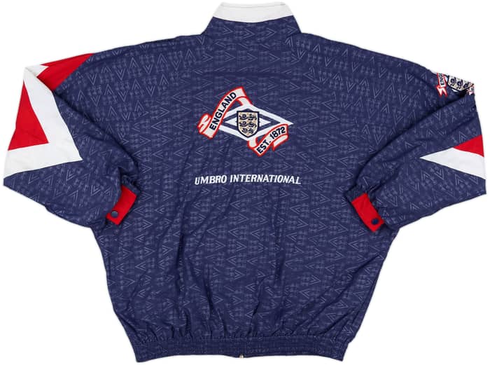 1990-92 England Umbro Track Jacket - 8/10 - (L)