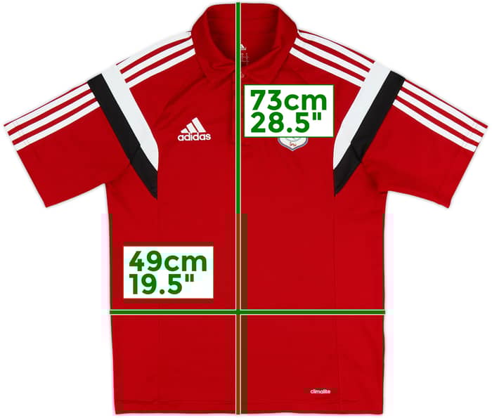 2015-16 Cardiff adidas Polo Shirt - 9/10 - (S)