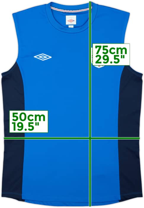 2010-11 England Umbro Training Vest - 7/10 - (M)