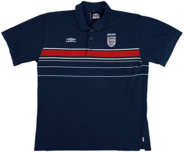 2002-04 England Umbro Polo Shirt - 6/10 - (L)
