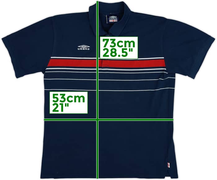 2002-04 England Umbro Polo Shirt - 6/10 - (L)