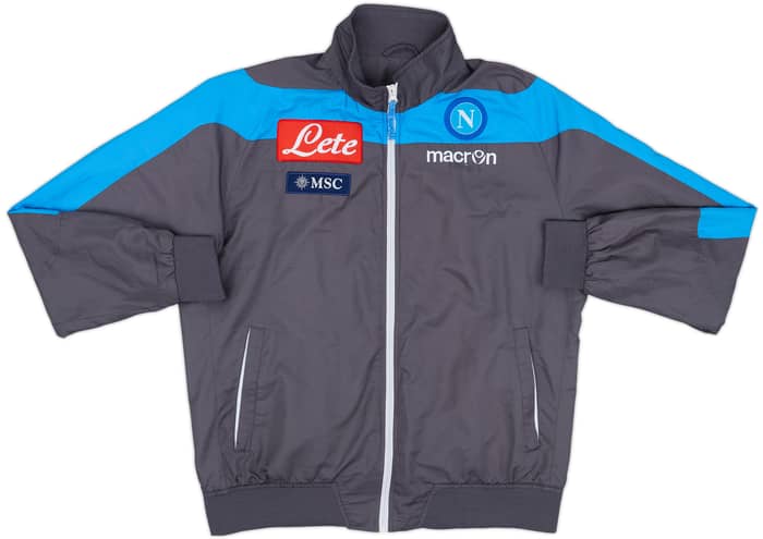 2014-15 Napoli Macron Track Jacket - 8/10 - (M)