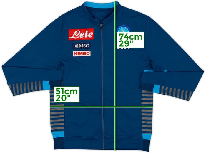 2019-20 Napoli Kappa Track Jacket - 6/10 - (L)