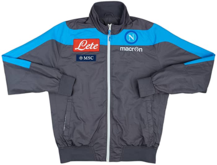 2014-15 Napoli Macron Track Jacket - 6/10 - (XL.Boys)