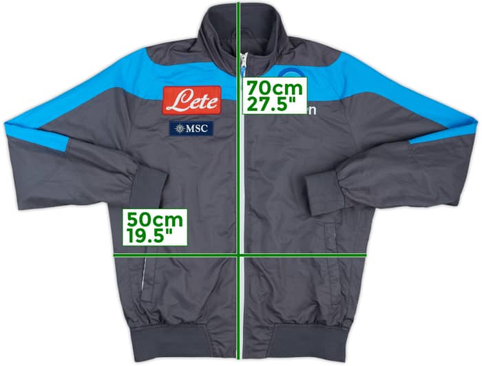 2014-15 Napoli Macron Track Jacket - 6/10 - (XL.Boys)