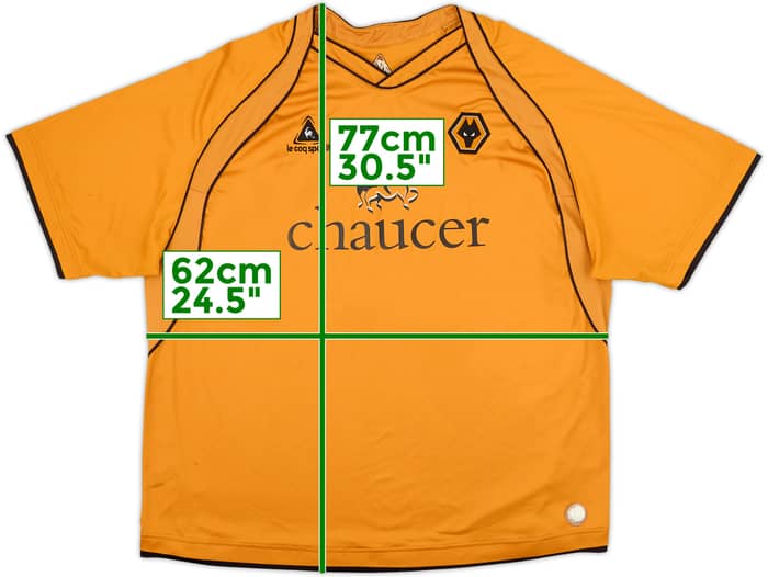2006-08 Wolves Home Shirt - 5/10 - (XL)