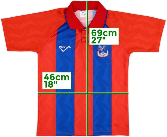 Camiseta de local del Crystal Palace 1993-94 - 4/10 - (M)