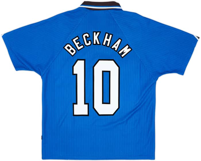 Camiseta de la tercera equipación del Manchester United 1996-98 Beckham #10 - 5/10 - (L)