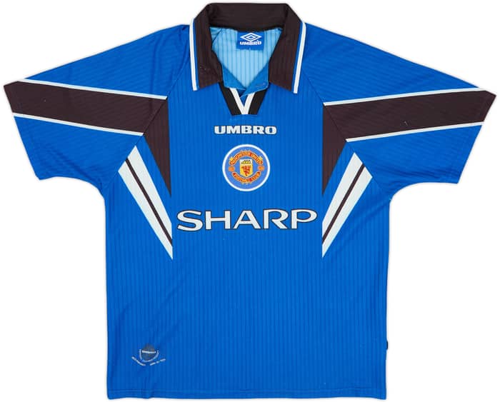 Camiseta de la tercera equipación del Manchester United 1996-98 Beckham #10 - 5/10 - (L)