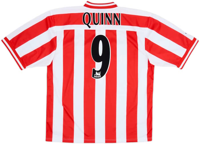1999-00 Sunderland Home Shirt Quinn #9 - 8/10 - (XL)