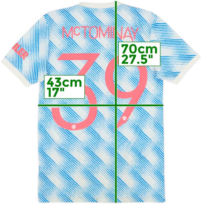 2021-22 Manchester United Away Shirt McTominay #39 - 8/10 - (XS)