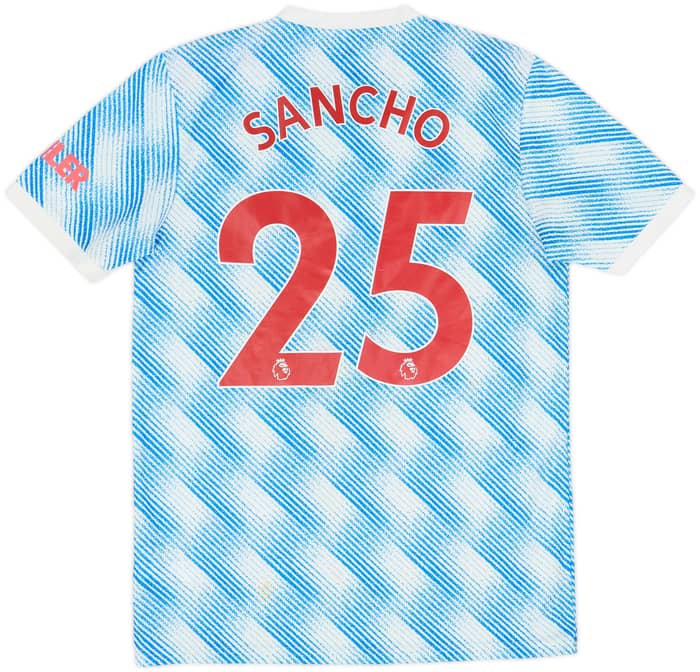 2021-22 Manchester United Away Shirt Sancho #25 - 10/10 - (M)