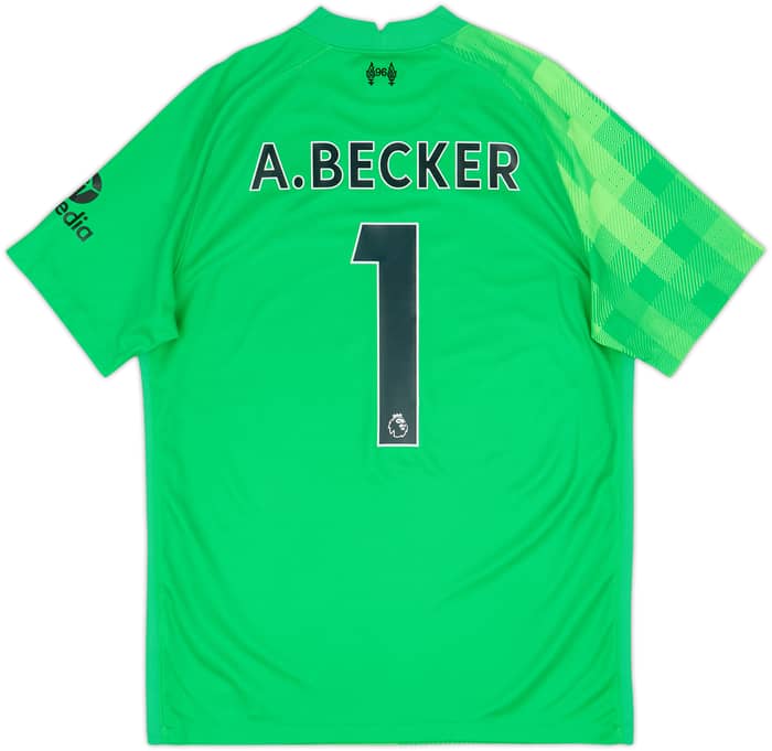 2021-22 Liverpool GK Shirt A.Becker #1 - 10/10 - (M)