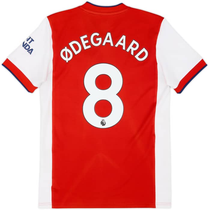 2021-22 Arsenal Home Shirt Odegaard #8 - 6/10 - (S)