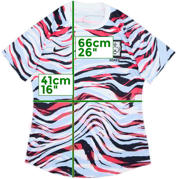 2020-21 South Korea Nike Pre Match Shirt - 10/10 - (Women's S)