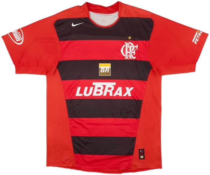 2005 Flamengo Home Shirt #10 - 9/10 - (XL)