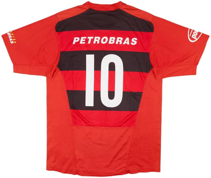 2005 Flamengo Home Shirt #10 - 9/10 - (XL)