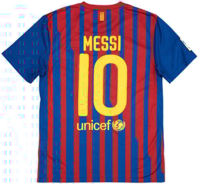 2011-12 Barcelona Home Shirt Messi #10 - 8/10 - (M)