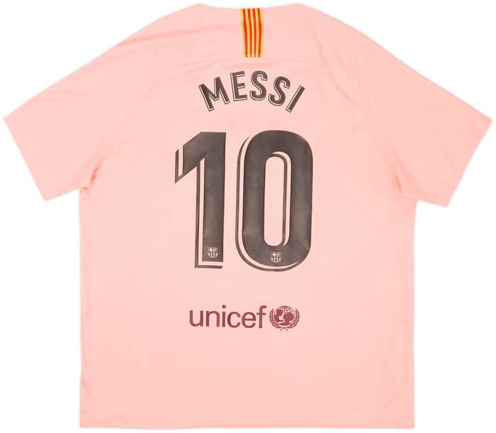 2018-19 Barcelona Third Shirt Messi #10 - 7/10 - (XL)