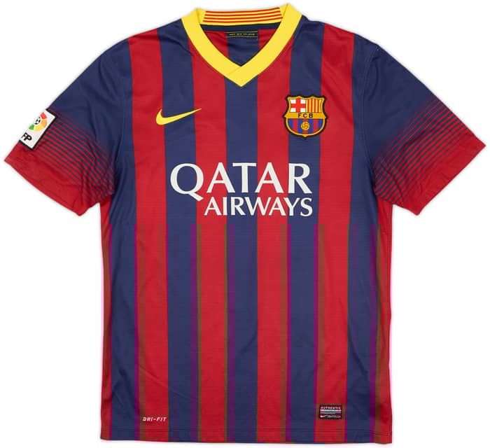 2013-14 Barcelona Home Shirt Messi #10 - 5/10 - (S)